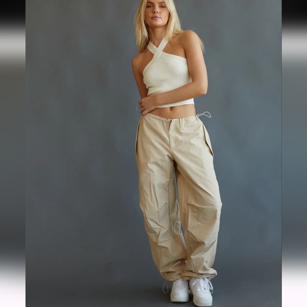 LUXE TO KILL THE SHI PARACHUTE DRAWSTRINGS PANTS SIZE 4